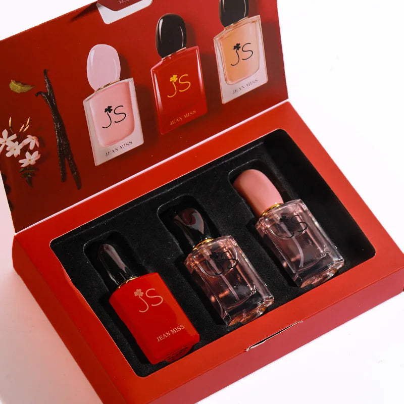 30ML*3 Set of Floral Scented Perfume for Women and Men with Peony, Rose, Strawberry and Dozens of Other Fragrances