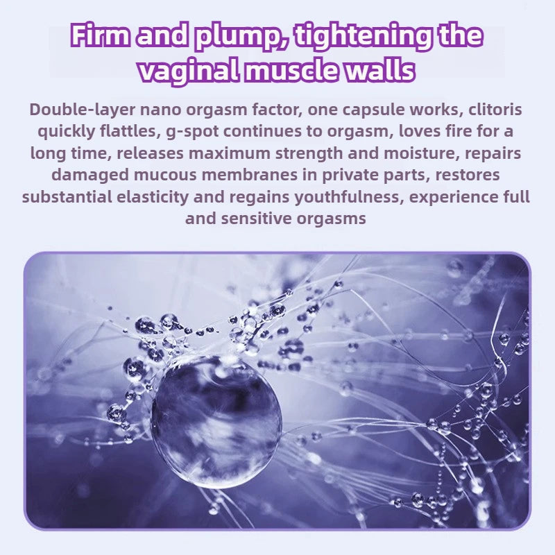 10 capsules women's private parts care orgasm pills tightening gel for women's