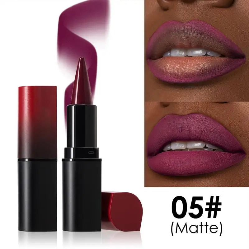 8pcs Tapered Gradient Lip Liner Matte Brown Redd Velvet Lipstick Nude Brown Lip Liner Pencil Kit Red Contour Tint Labial Makeup