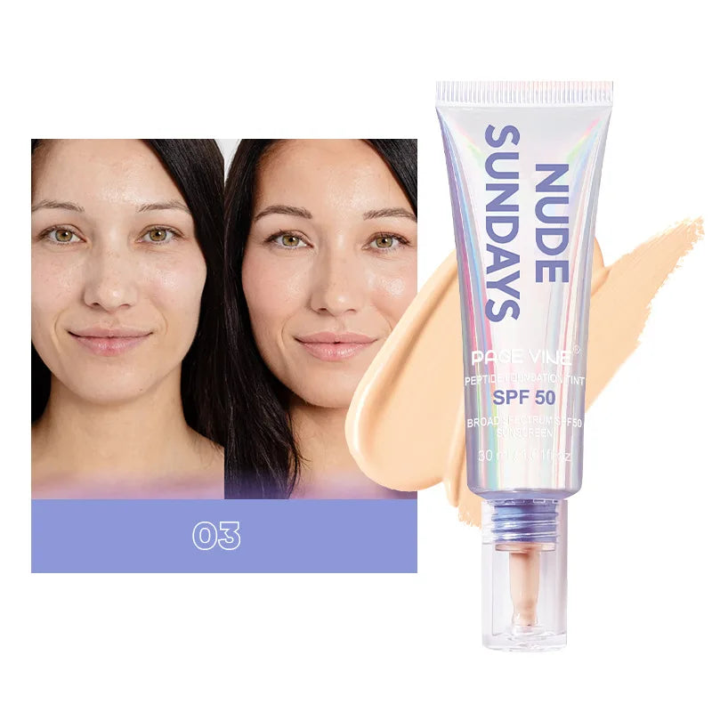 Long-lasting Makeup Foundation Liquid Oil Control Concealer Isolation Moisturizing Sunscreen Multifunctional Foundation Liquid