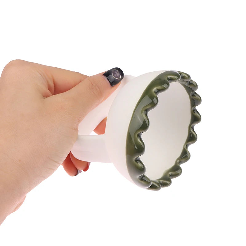 1Pcs Gua Sha Tools Face Massagers Ceramic Gua Sha Scraper Board For Face Lift Slimmer Skin Tightening Facial SPA Massage Tool