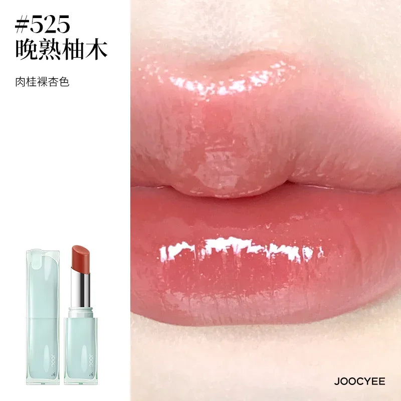 Joocyee Sandwiching Jelly Lipstick Lip Gloss Lovely Love Peaches Moisturizing Lip Glaze Women's Makeup Rare Beauty Cosmetics