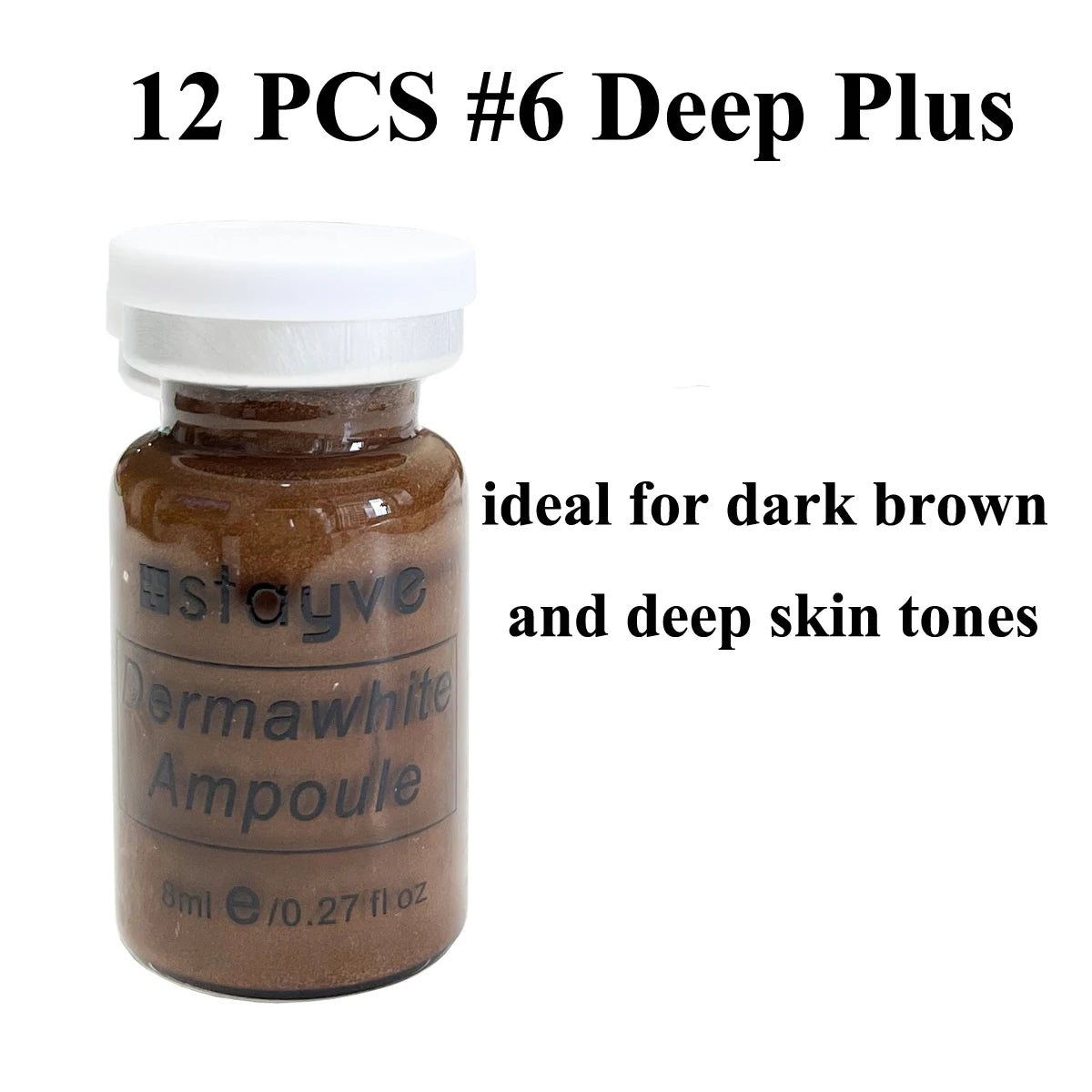 NEW Derma white BB Cream Glow Serum Ampoule add foundation niacinamide/peptide for effective brightening anti-aging 12pcs 8ml