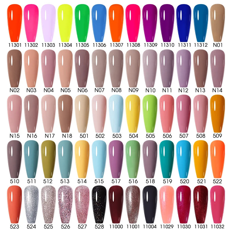 Arte Clavo 10/12/20pcs Gel Nail Polish Set 116 Colors Manicure Semi Permanent Soak Off UV  LED Design Nail Art Gel Varnish Kit