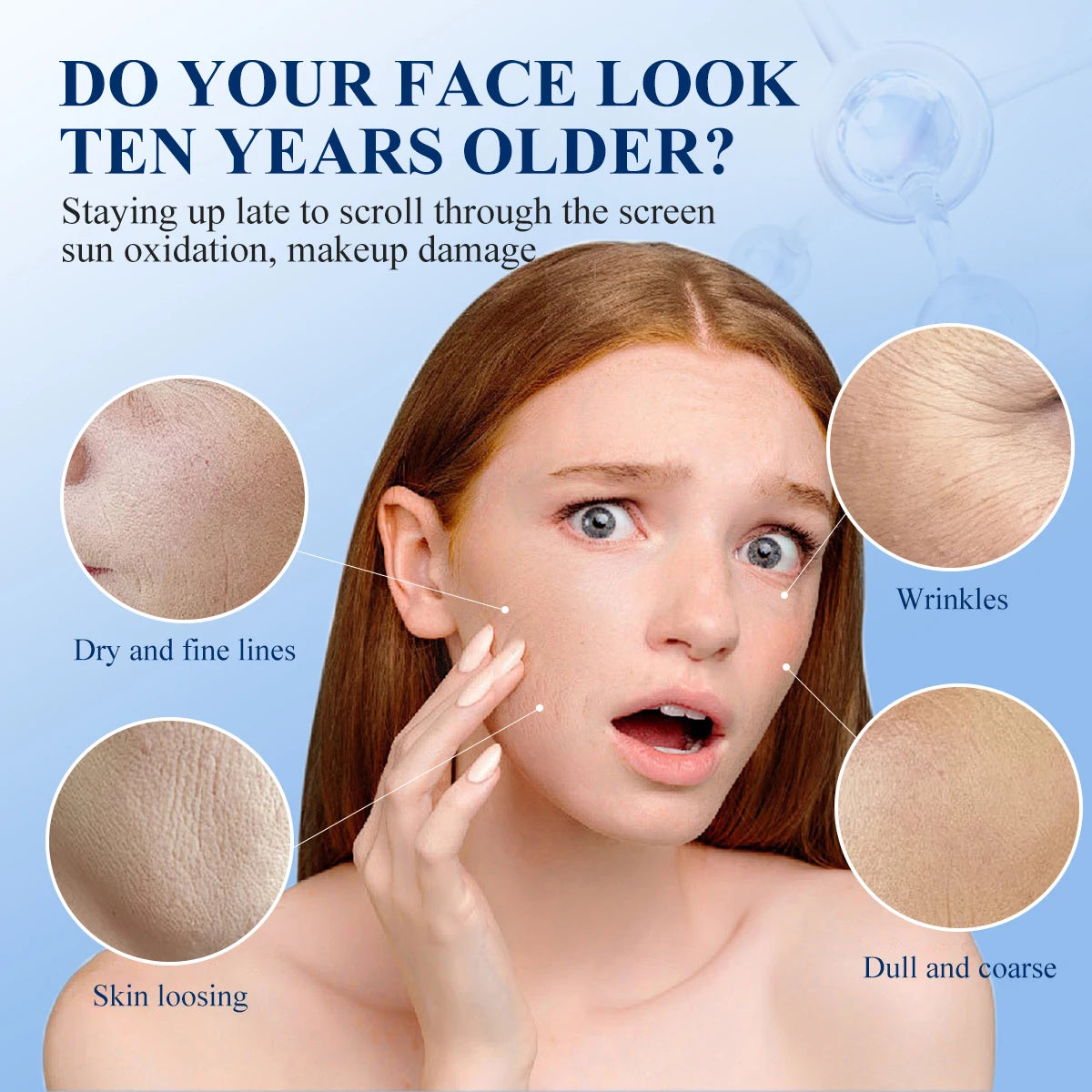 Anti-Aging Retinol Cream Wrinkle Removal Fine Line Fade Pore Refinement Skin Firming Moisturizing Facial Day Cream Skincare