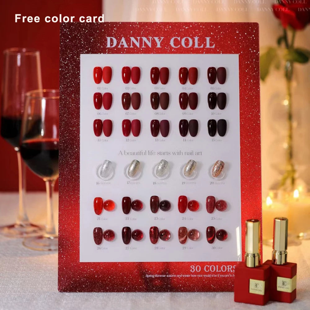 Red Gel Nail Polish Set Gel Polish Set