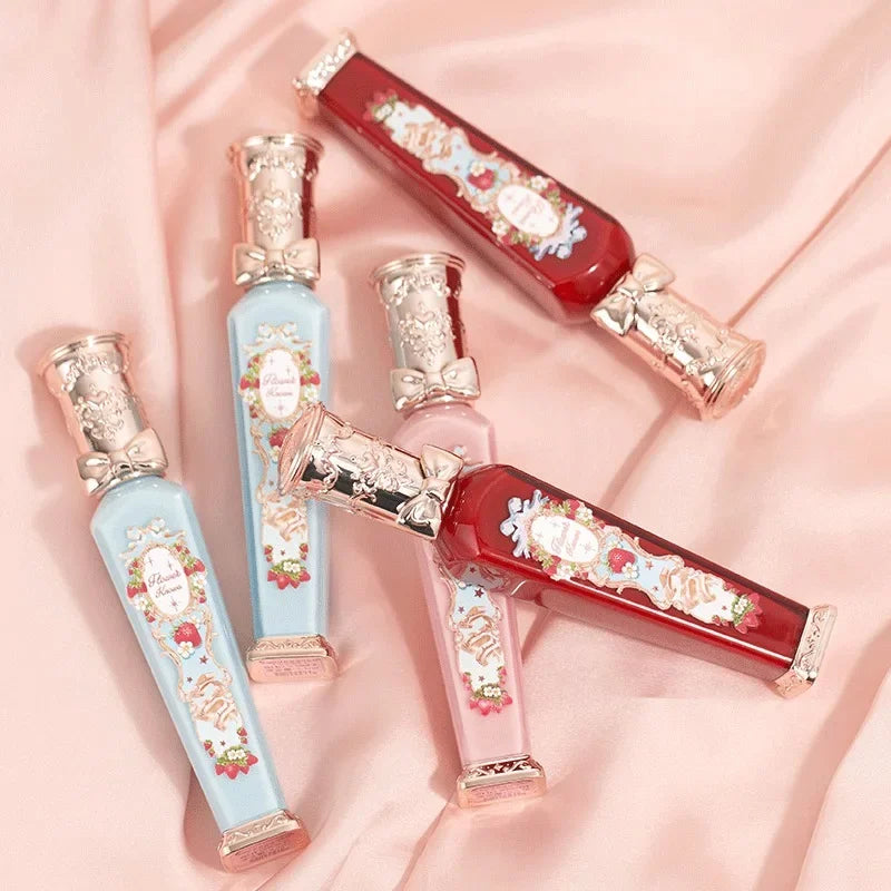 Flower Know Strawberry Rococo Cloud Liquid Lipstick Cream Lip Glaze Matte Milk Tea korean Makeup Long Lasting Lipgloss