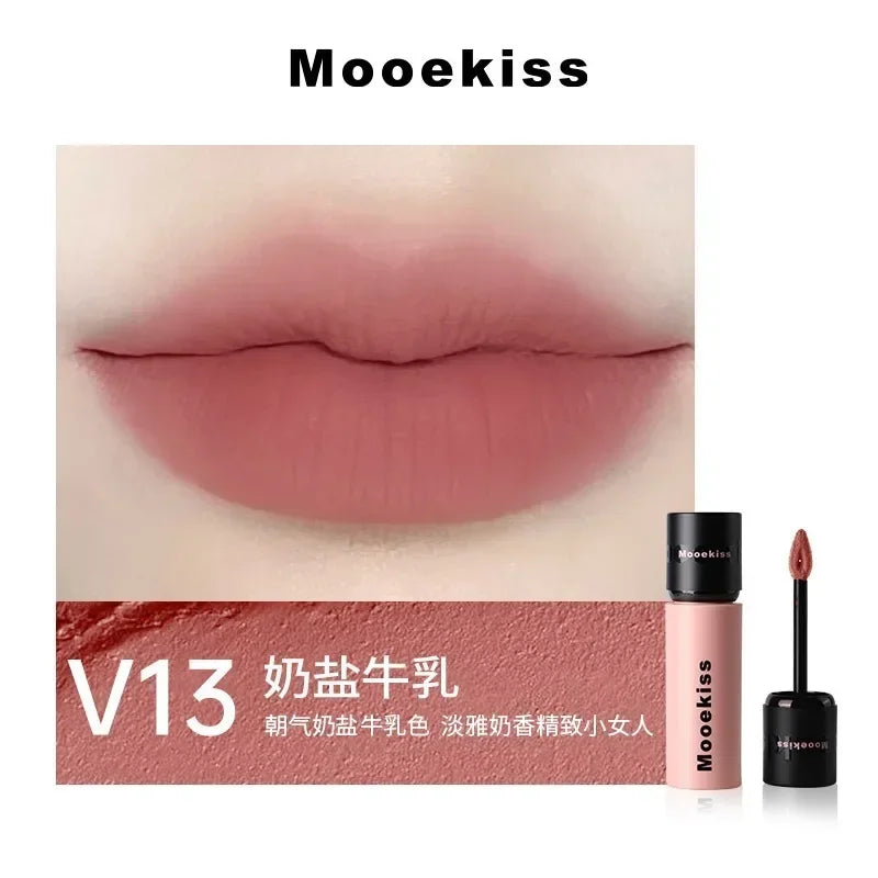 MOOEKISS Liquid Lipstick Lip Glaze Lip Gloss Matte Waterproof Long-Lasting Pretty Makeup Rare Beauty Cosmetic For Female Product