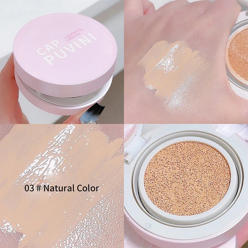 Moisturizing Concealer Air Cushion Natural Makeup Holding Water Resistant Cream Skin Foundation