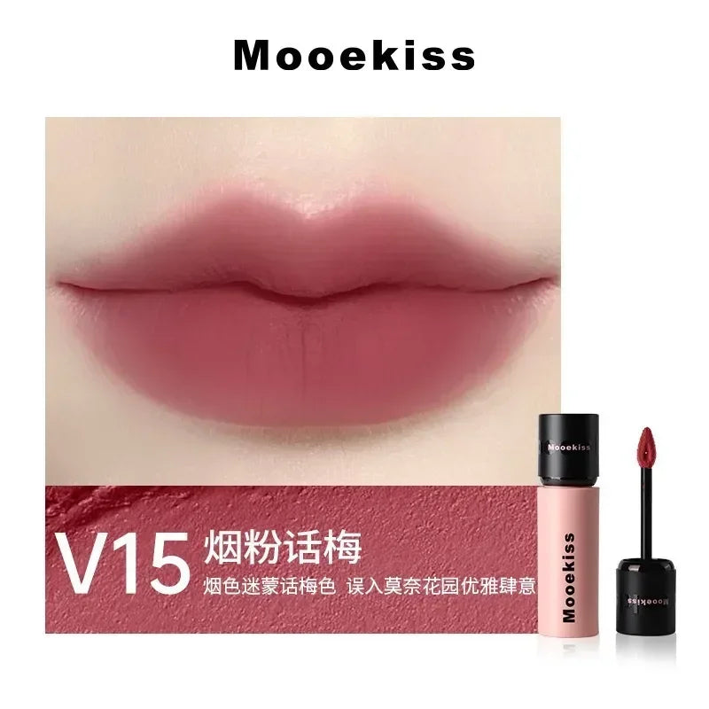 MOOEKISS Liquid Lipstick Lip Glaze Lip Gloss Matte Waterproof Long-Lasting Pretty Makeup Rare Beauty Cosmetic For Female Product