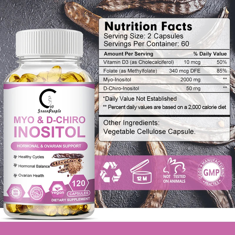 Myo Inositol & D-Chiro Inositol Supplements