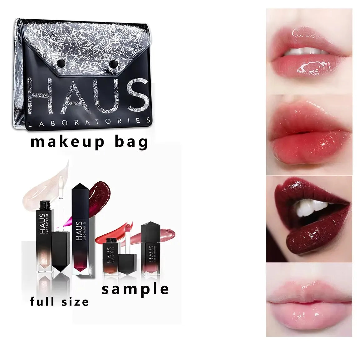 Christmas Makeup Gift Set High-Shine Lip Gloss Bomb Collection