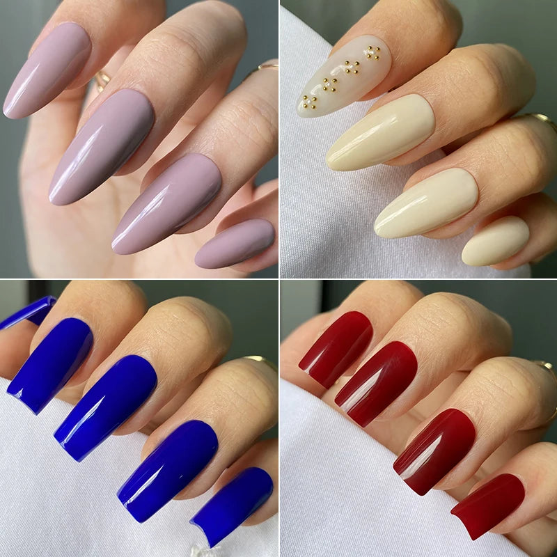 MSHARE 100ML Nail Gel Polish Soak Off UV LED Nails Vernis Semi Permanent Varnish Polish White Red Nail Gel Art