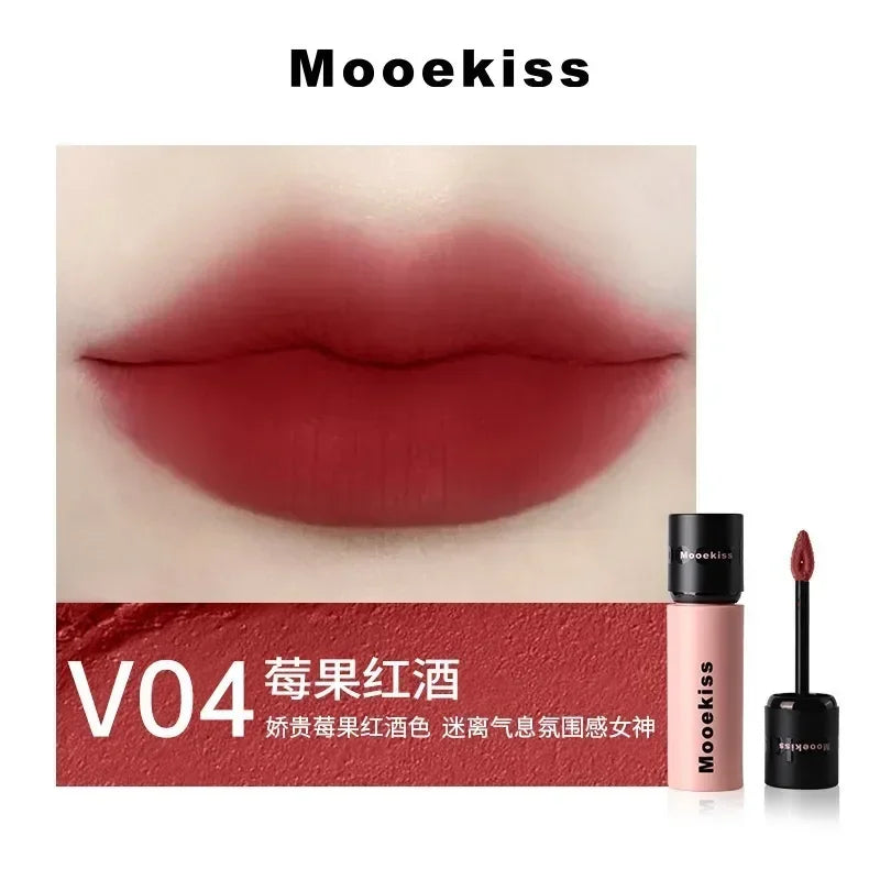 MOOEKISS Liquid Lipstick Lip Glaze Lip Gloss Matte Waterproof Long-Lasting Pretty Makeup Rare Beauty Cosmetic For Female Product