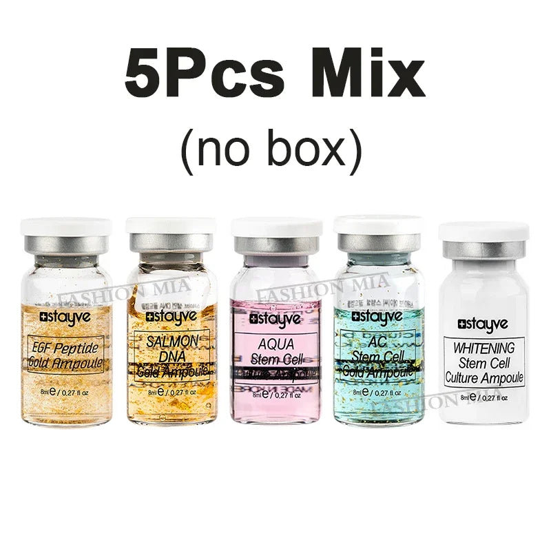 Korea Stayve 8ml BB Cream Glow Ampoule Kit Hyaluronic Moisturizing Foundation Cream For Men and Women Beauty Skin Care