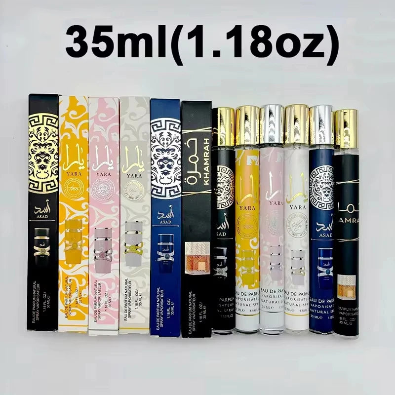 24Pcs 35ml Original Yara Perfume Women's Man Lasting Fragrance Spray Perfume Yara Candy Moi Tous Asad Fragrance
