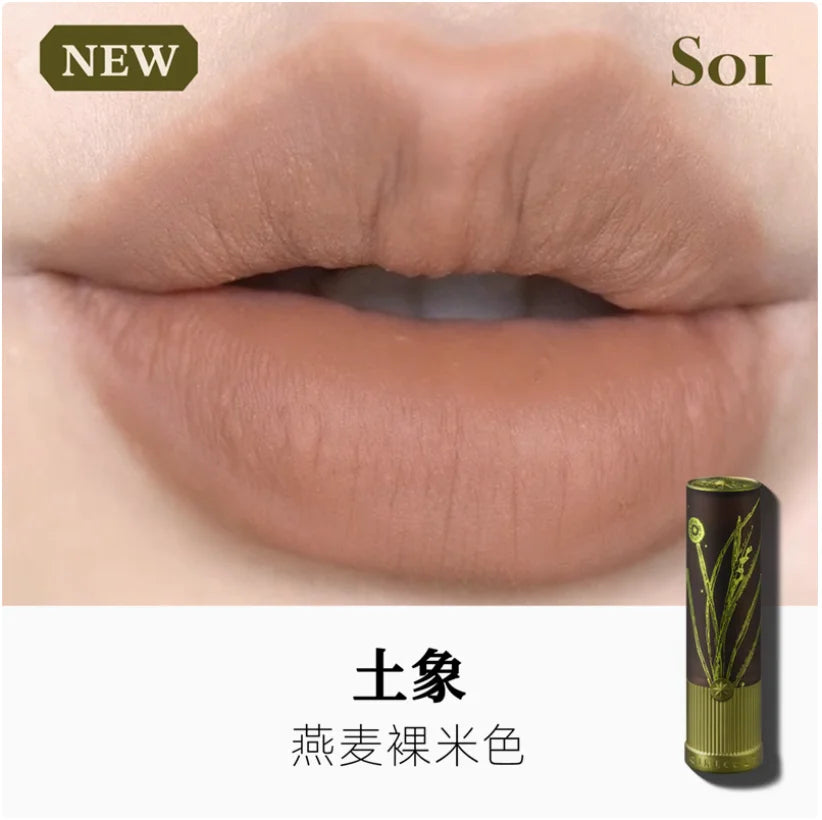 Girlcult Lip Glaze Compendium of Materia Medica Lipgloss Matte Velvet Lip Clay Green Shimmer Mirror Lipstick Lip Mud