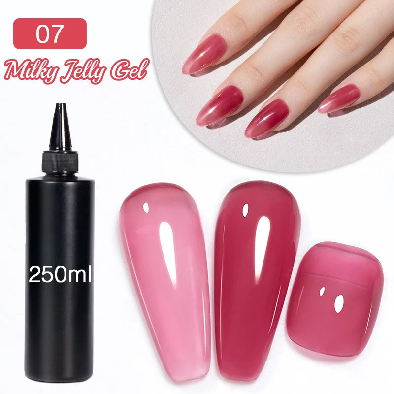 BOZLIN 1KG Super Shinny Top Coat UV Base Gel Polish Matte Top Coat Reinforce Gel Long Lasting Shinning Soak Off Nail Art Varnish