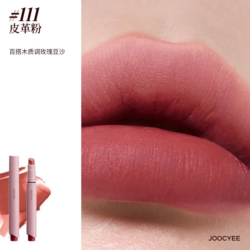 Joochee Cosmetics Pink Mist Lipstick Pen Lipstick Matte Mist Flour Brown Autumn Winter Long-lasting Easy To Wear Beauty Makeup