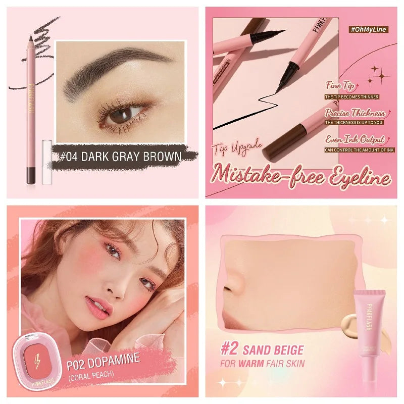 PINKFLASH 11 Pcs Full Makeup Set