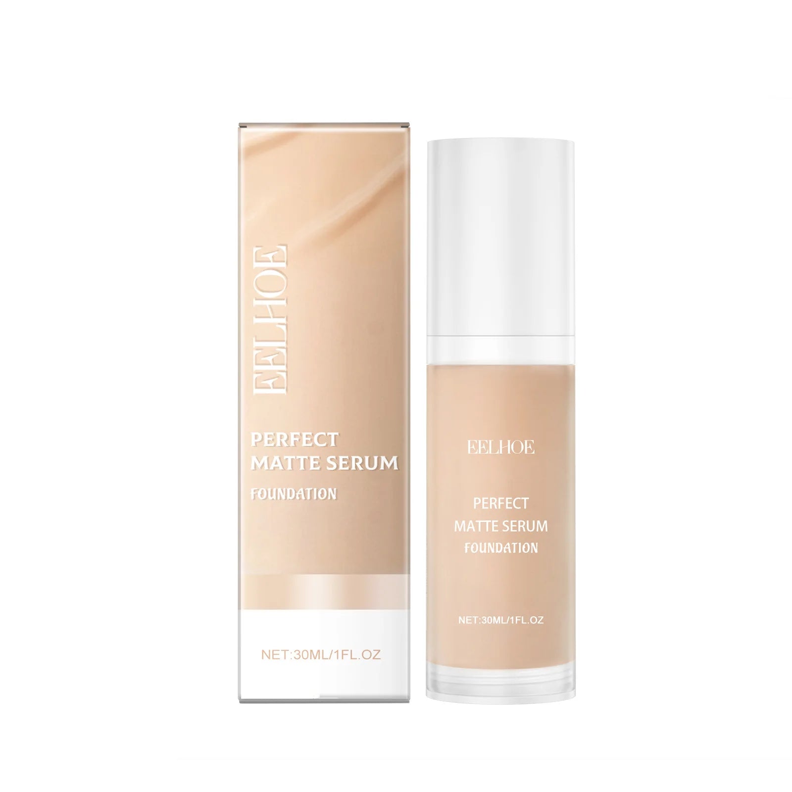 Tinted Moisturizer Foundation Long Lasting Waterproof Matt Oil Control Brightening Face High Coverage Base Makeup Cosmetics 30ml