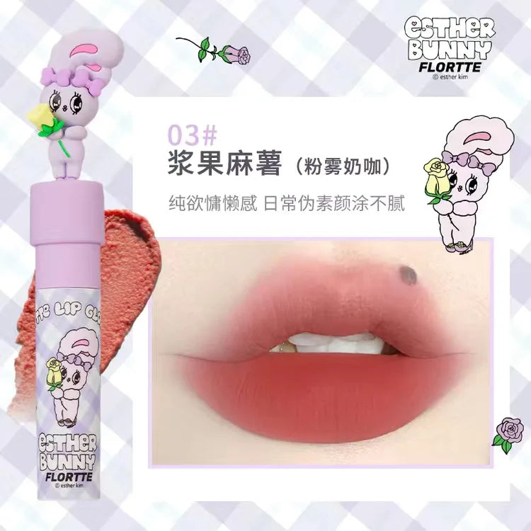 FLORTTE&MIKKO Mirror Lip Glaze Waterproof Translucent Lipstick Korean Makeup Lipgloss Lip Plumper Gloss, Moisturizing Lip Oil