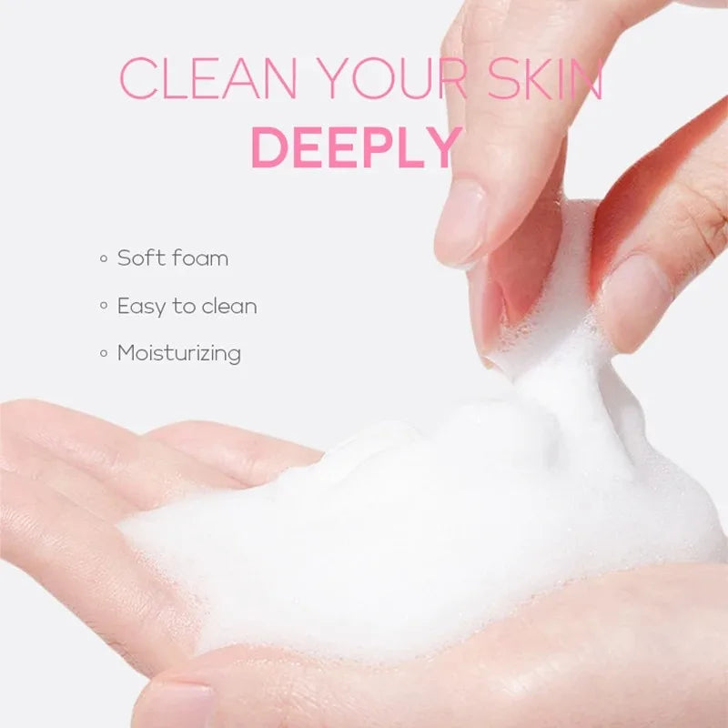 Sakura Facial Cleanser 50g Skin Deep Cleansing Moisturizing Blackhead Removal Skincare Face Wash Foam Face Cleanser Skin Care