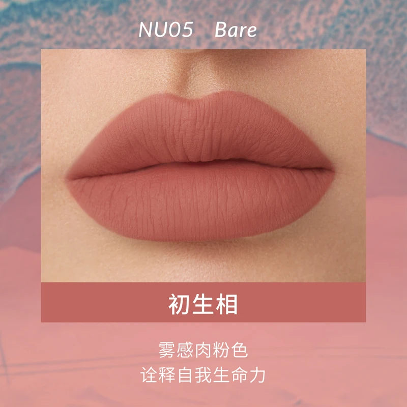 Kaleidos Lipstick Lip Cream Matte Velvet Nude Colours Lip Mud Waterproof Lip Gloss Long Lasting Lip Stain
