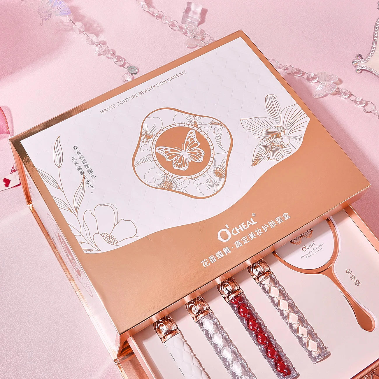 22Pcs/ Set Makeup Sets Included Long Lasting Lipsticks BB Cream Concealer Comestics Mushroom Puff Loose Pwder Highlight Blush