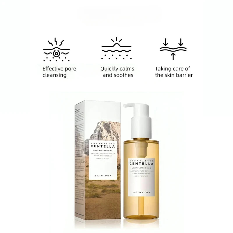 Korean Centella Skin1004 Ampoule Face Serum Moisturizing Whitening Cream and Gentle Cleaning Oil Skincare Original Products Set