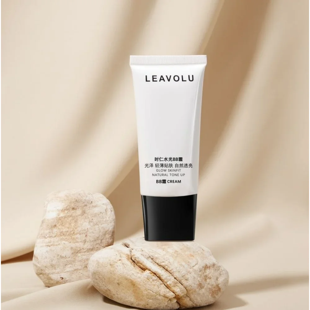 50ml LEAVOLU Glow Skinfit Natural Tone Up BB Cream Concealer Moisturizing Long-Lasting Oil-Control Foundation Korea Cosmetics