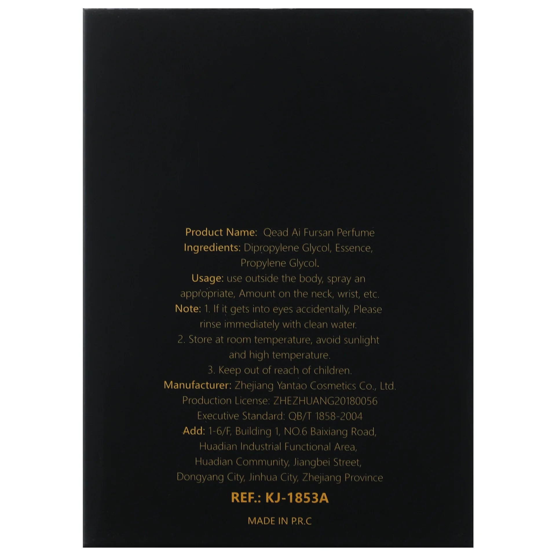 100ML Oriental Perfume with Long-lasting Fragrance, Peony, Rose, Musk, Patchouli, Osmanthus, Ebony Scent for Men and Women