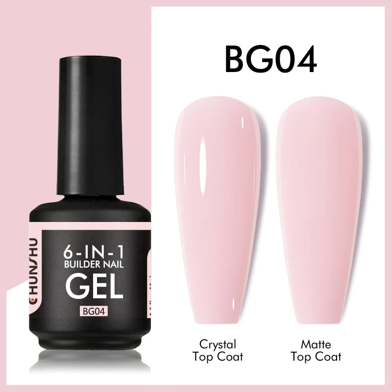 CHUNSHU 6 IN 1 Extension Gel 15ML Builder Nail Gel