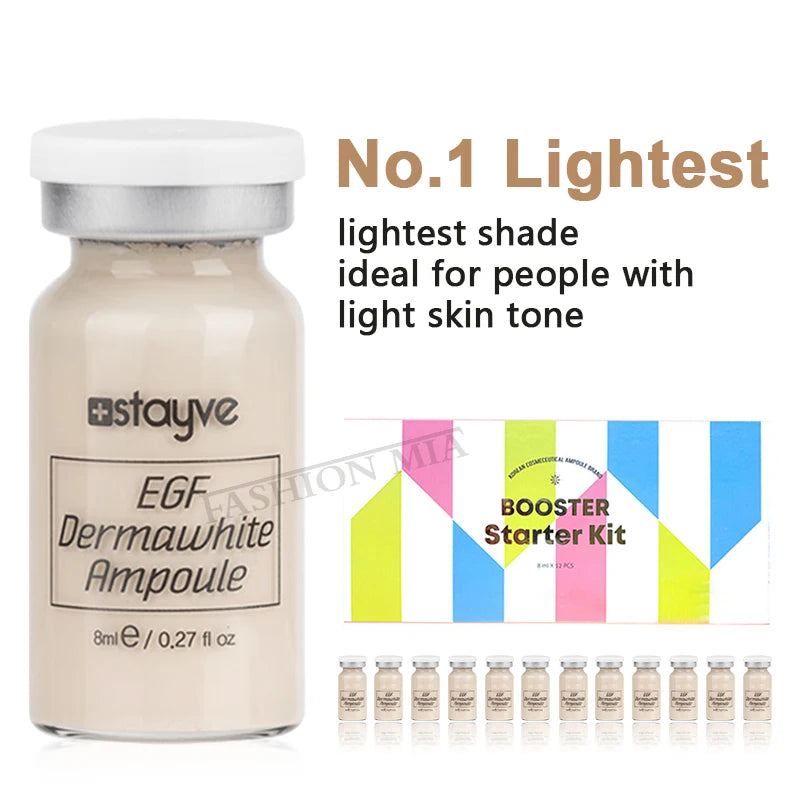 Stayve 8ml BB Cream Glow Starter Kit Peptide Niacinamide Moisturising Nourishing Foundation Cream Face Skin Care