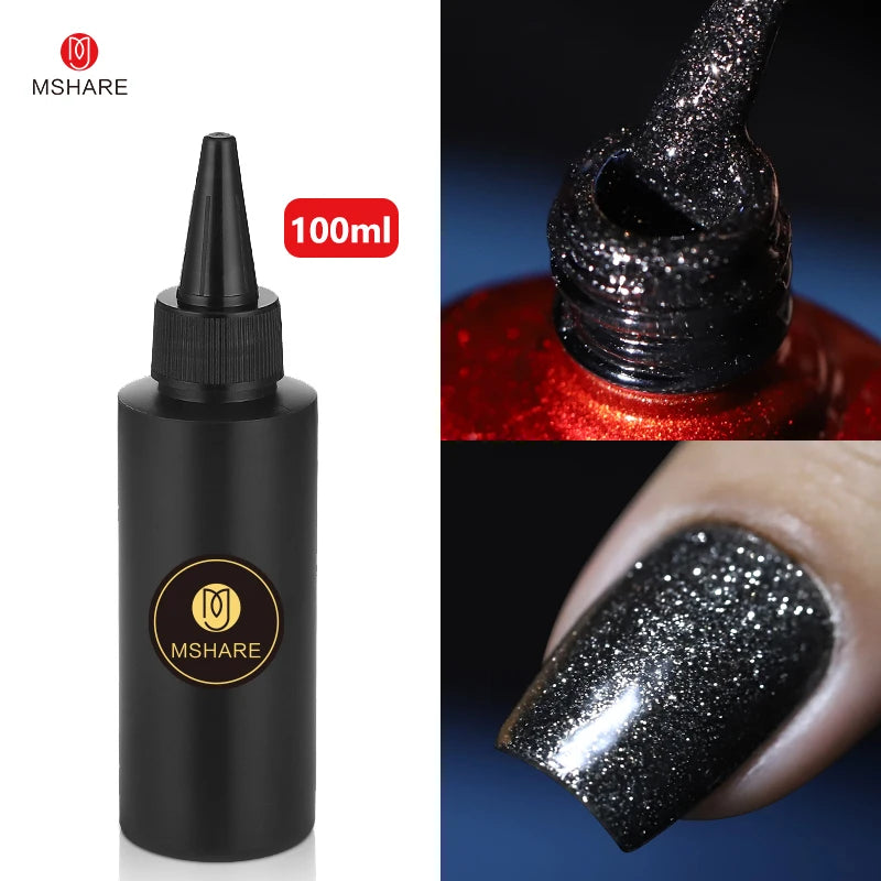 MSHARE 100ML Nail Gel Polish Soak Off UV LED Nails Vernis Semi Permanent Varnish Polish White Red Nail Gel Art