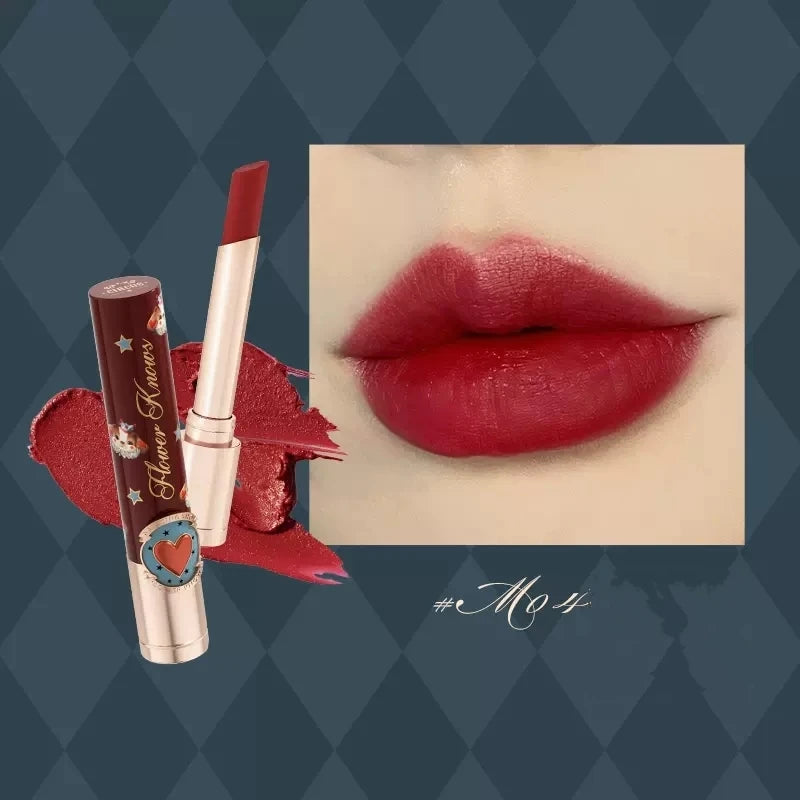 Flower Knows Velvet Matte / Mirror Effect Lipstick Circus Show Series Lip Makeup Professional Cosmetics Women Beauty
