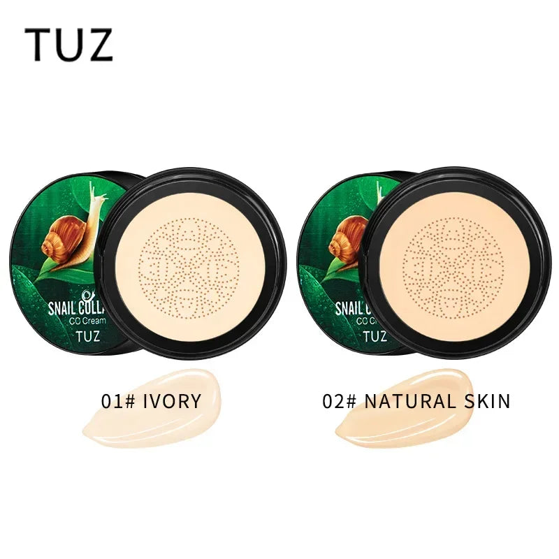 Moisturizer Snail Collagen BB Cream Mushroom Head Air Cushion Foundation CC Cream Liquid Concealer Brightening Makeup Cosmetics