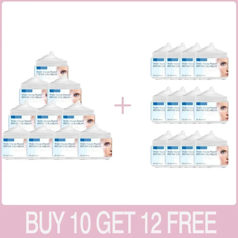 Snake Venom Peptide Eye Cream Moisturizes Tightens Eye Bags Anti Wrinkle Stays Up Late To Repair Dark Circles Lighten Fine Lines