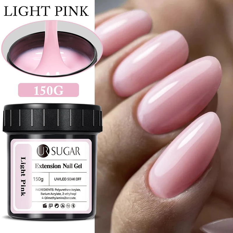 UR SUGAR 150g Fiber Rubber Base Nail Repair Gel Nail Polish UV Semi Permanent Repair Fix Crack Varnish Manicure Strengthener