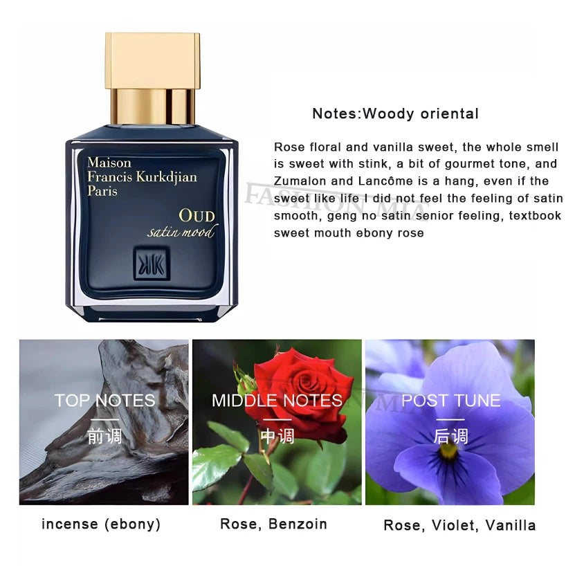 70ml Brand Rouge 540 Women Perfume Long Lasting Men Cologne Floral Pheromone Fragrance Gift Daily Work Dating Perfume