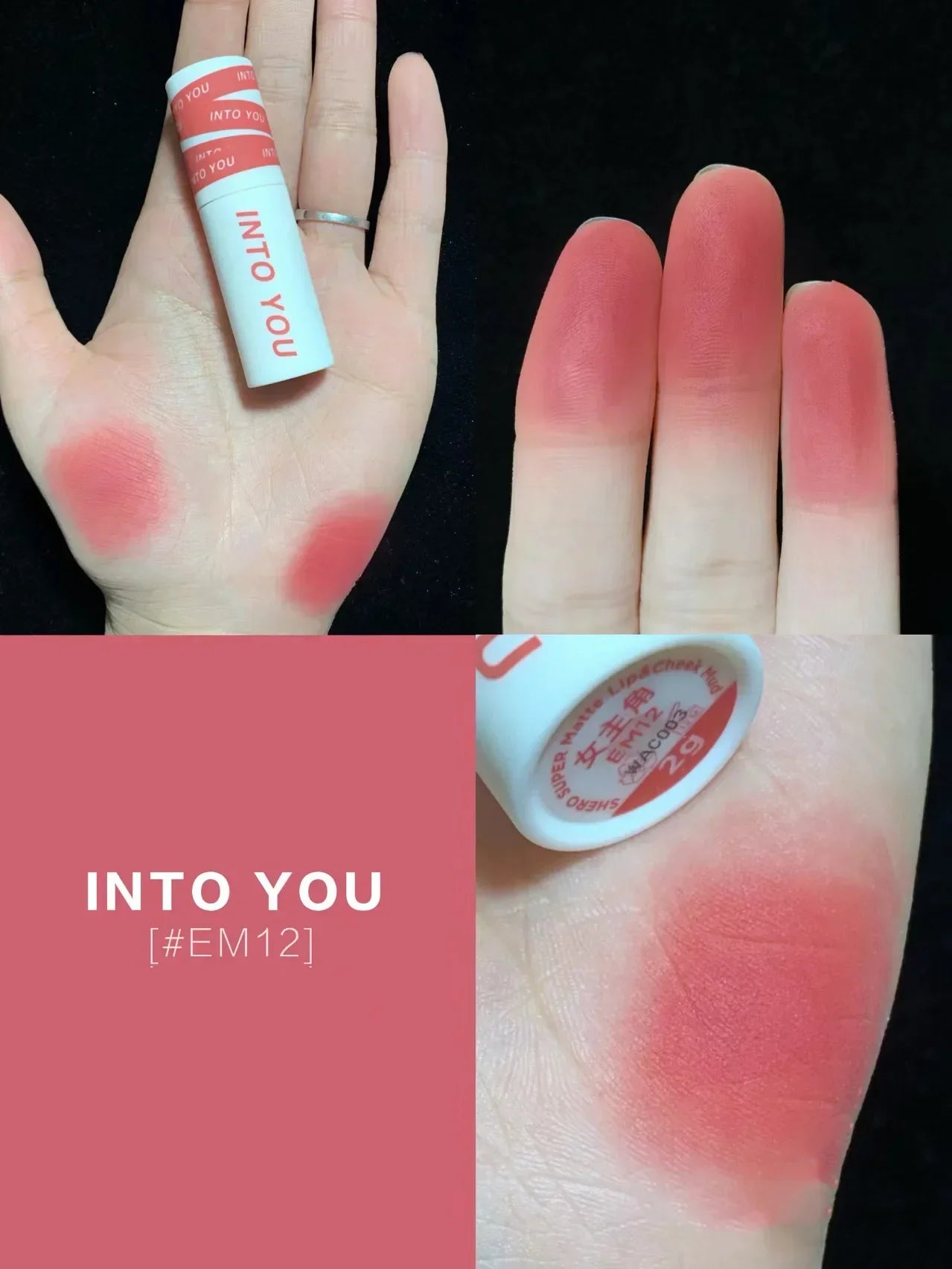 INTO YOU Lip Mud Lip Gloss Velvet Lipstick Lip Glaze Women Makeup Matte Waterproof Long Lasting Red Tint Rare Beauty Cosmetics