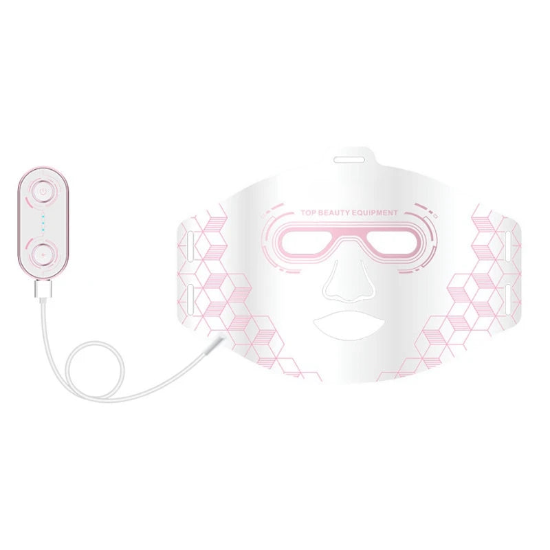 LED Photon Beauty Mask 4 Colors Skin Rejuvenation Brighten Skin Promote Absorption LED Mask Face Lifting Beauty Mask Repair Skin