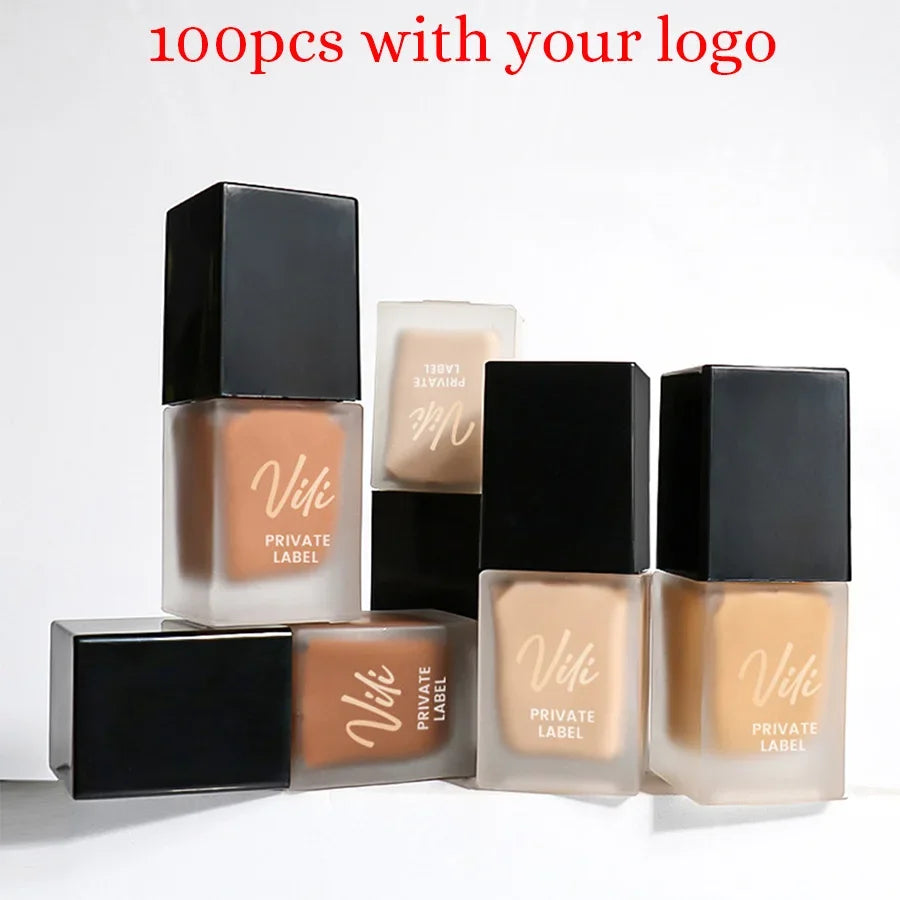 Private Label Liquid Foundation Custom Bulk 15ML Naturally Long-lasting