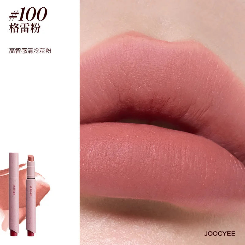 Joochee Cosmetics Pink Mist Lipstick Pen Lipstick Matte Mist Flour Brown Autumn Winter Long-lasting Easy To Wear Beauty Makeup