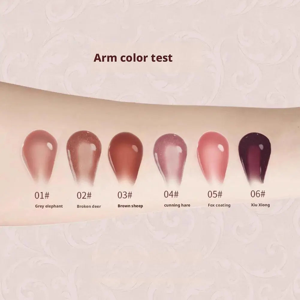 Water Gloss Lip Glaze Lip Gloss Mirror Surface Moisten Lasting For Beginner Make Up Multi-color Option Jelly Lip Gloss Lipstick