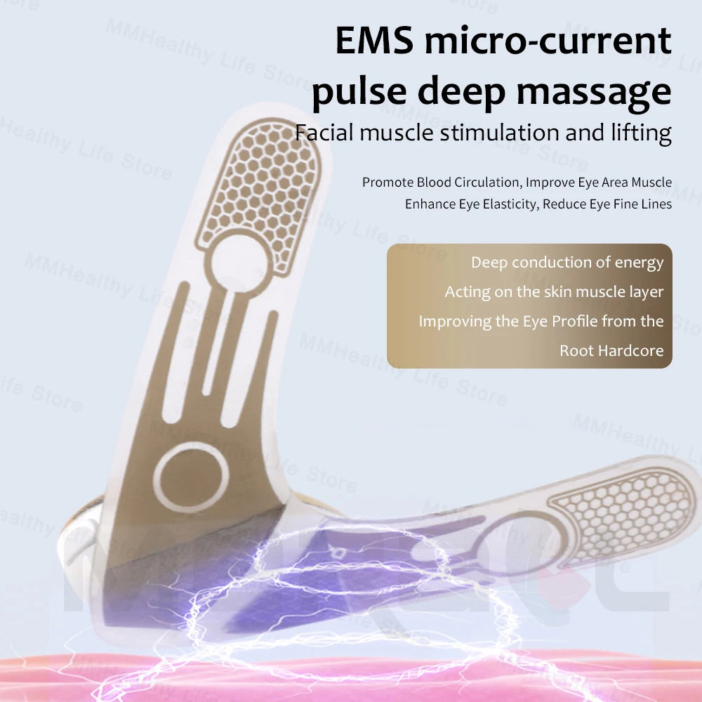 EMS Face Eye Massager Electric Muscle Stimulator Facial Massagers Beauty Eyes Facial Lifting Fatigue Relief  Skin Care