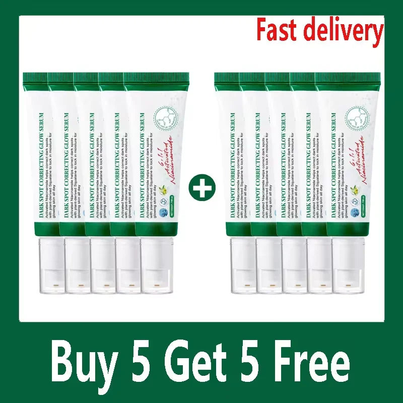 50ml Dark Spot Correcting Glow Serum Effectively Improves Dull Face Moisturizing Whitening Brighten Gently Soothe Serum