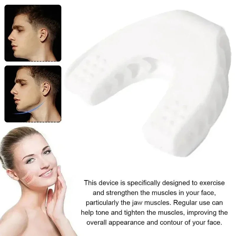 Upgraded Jaw Exerciser and Neck Toning Jawline Massager Face Muscle Massagers Double Chin Reducer Face Slimming Massage Tool Set