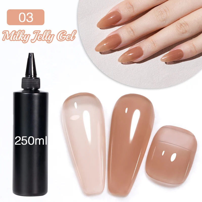 BOZLIN 1KG Super Shinny Top Coat UV Base Gel Polish Matte Top Coat Reinforce Gel Long Lasting Shinning Soak Off Nail Art Varnish