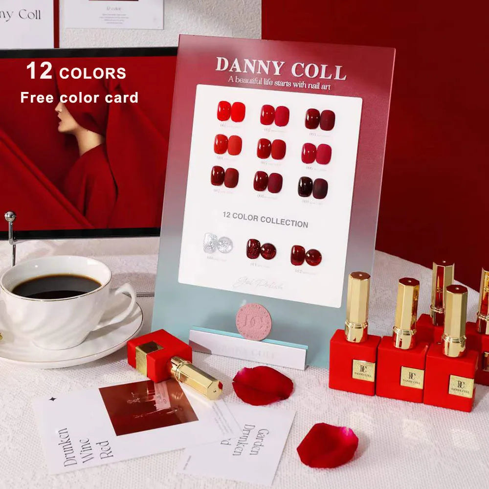 Red Gel Nail Polish Set Gel Polish Set